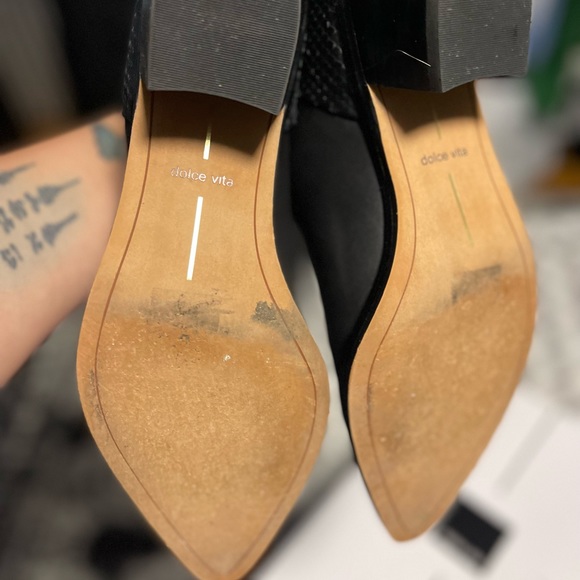 Like New Dolce Vita Black Booties. Worn A Couple of Times, in Perfect Condition. - Picture 7 of 7